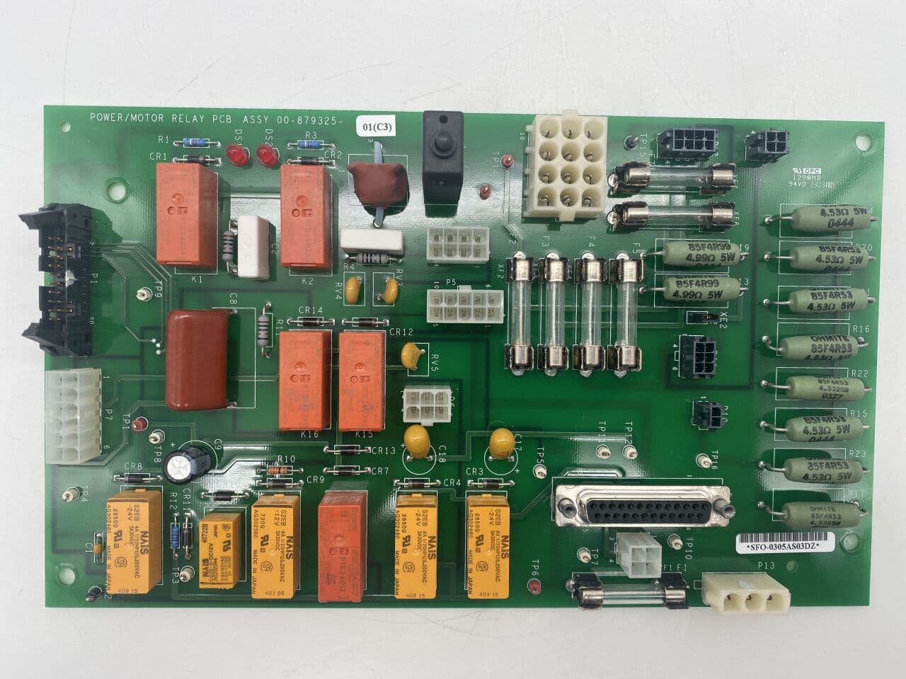 For Sale GE HEALTHCARE OEC Flexiview 8800 Power/Motor Relay Board C-Arm Parts P/N 00-879325-01