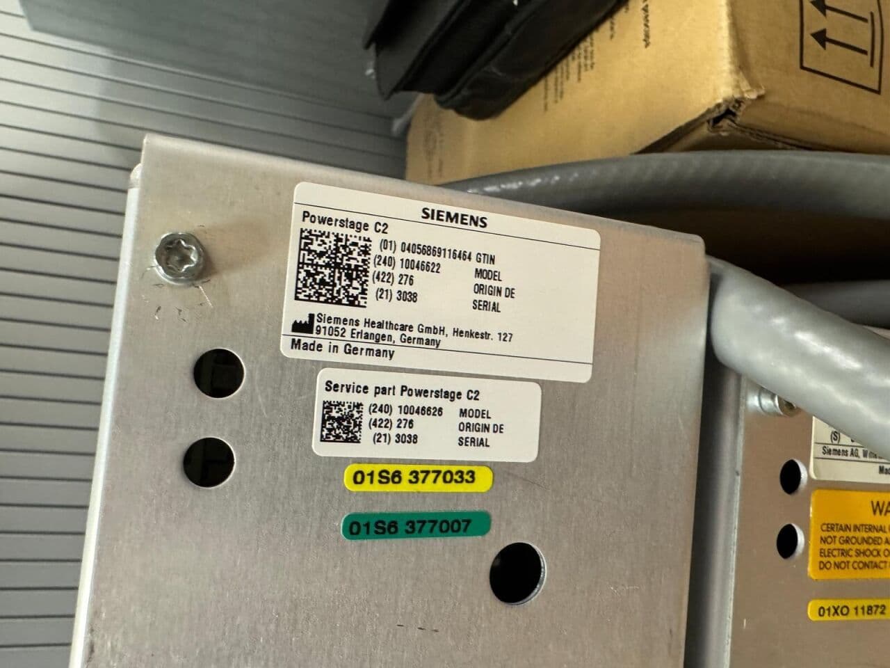 For Sale SIEMENS MAGNETOM C! Powerstage C2 Amplifier MRI Scanner Parts P/N 10046622 / 10046626