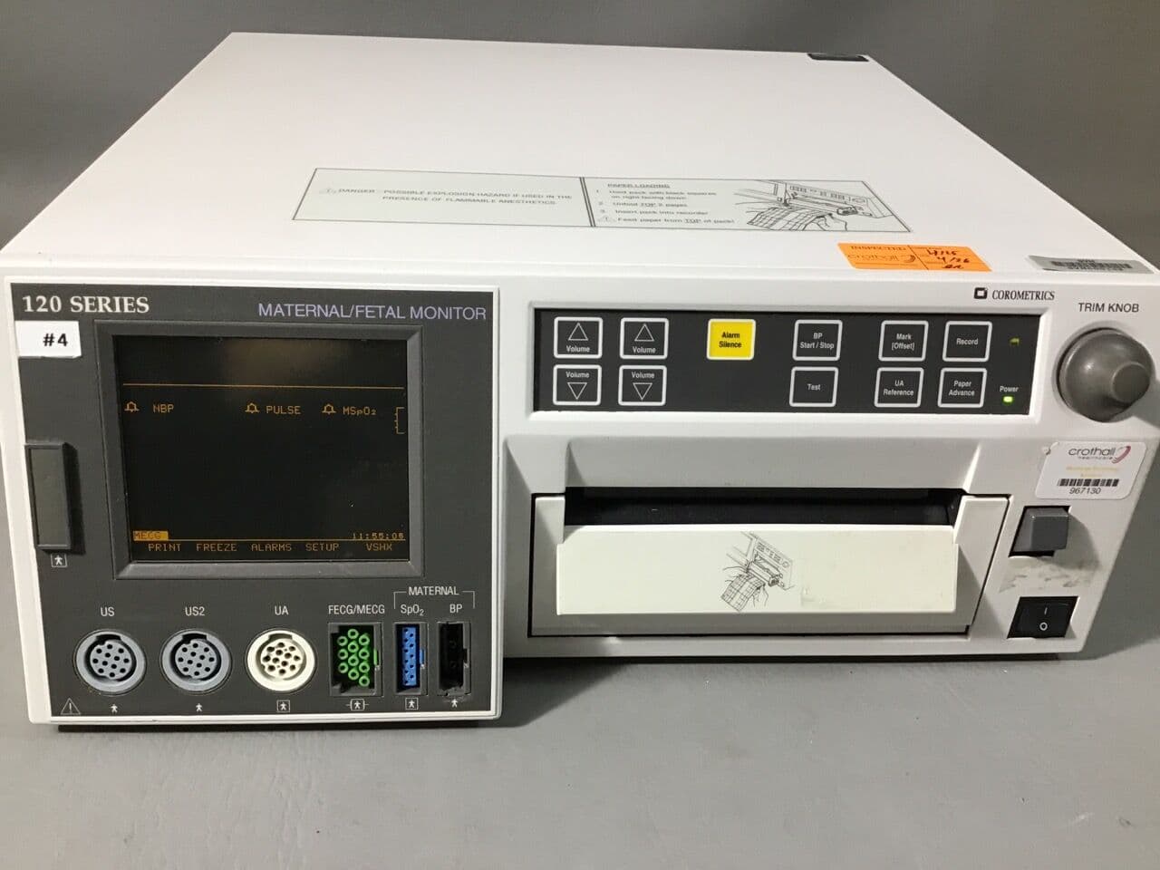 For Sale COROMETRICS GE 120 Series Maternal/Fetal Monitor