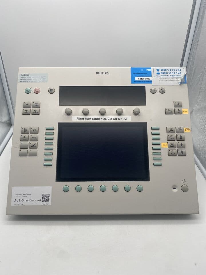 For Sale PHILIPS Omni Diagnost Eleva S.U.I. Omni Diagnost Rad/Fluoro Room Parts P/N 989600059561