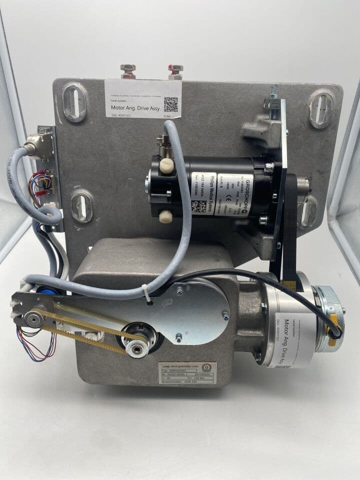 For Sale PHILIPS Multi Diagnost Eleva Motor Ang. Drive Assy. Rad/Fluoro Room Parts P/N 452230013652 / 452230013661 / 452209010781 / 452216404534
