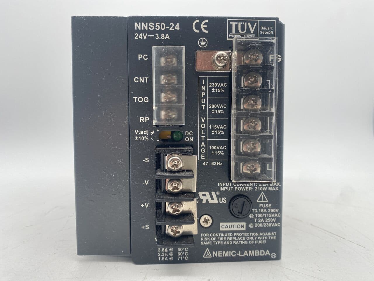 For Sale SIEMENS AXIOM Artis AC-DC 230VAC 24V / 3,8A 91W Cath Angio Lab Parts P/N 03085305