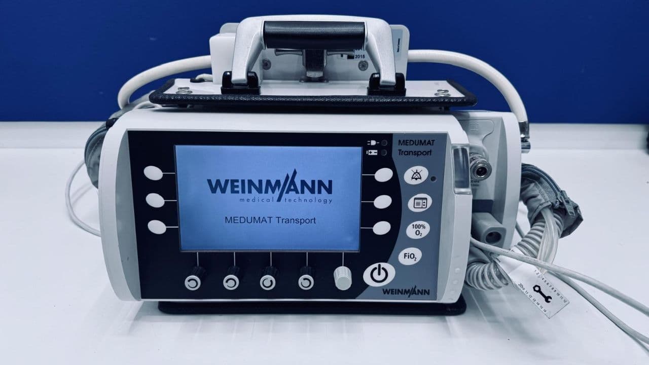 For Sale WEINMANN Medumat Standard Transport Ventilator