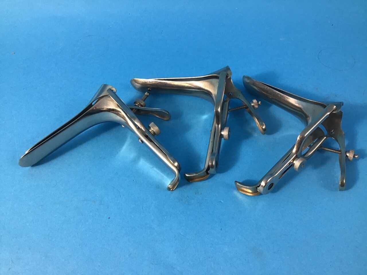 For Sale Stainless Vaginal Speculum: 4inch Lot of 3