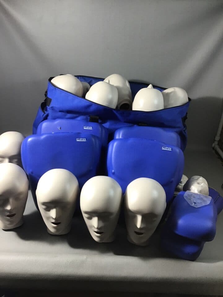 For Sale CPR PROMPT CPR Manikin Set: 10 Adult 3 Infant 1 Carrying Bag (fits 5 units)
