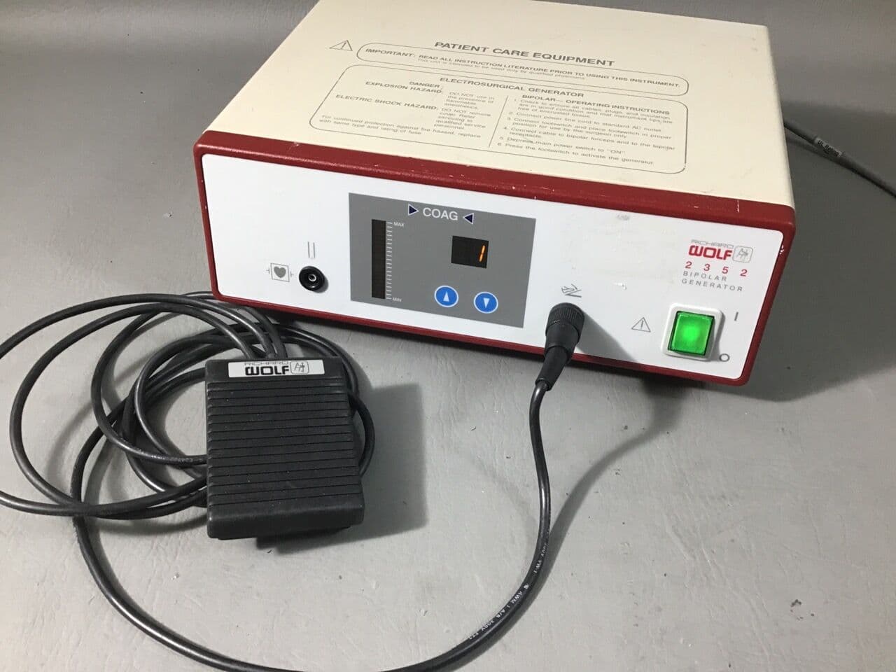For Sale WOLF 2352.011 Bipolar Generator