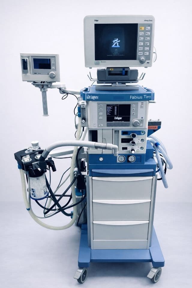 For Sale DRAEGER Fabius Tiro Anesthesia Machine