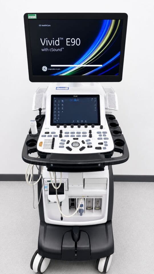 For Sale GE Vivid E90 v206 YOM: 2021 with M5Sc-D Cardiac - Vascular Ultrasound