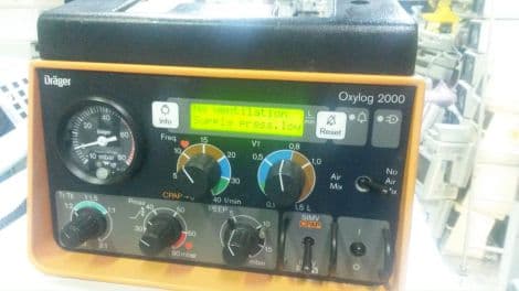 For Sale DRAEGER OXYLOG 2000 Ventilator