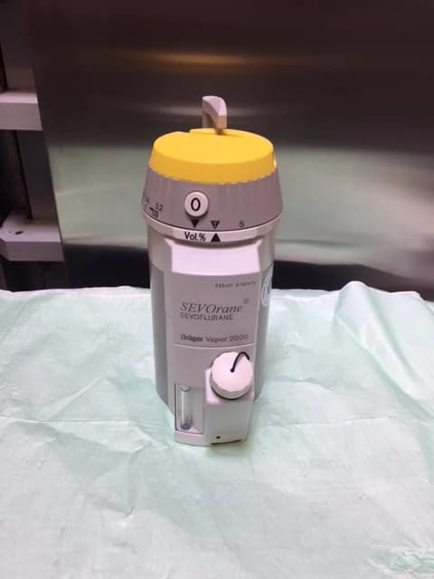 DRAGER Vapor 2000 Sevoflurane Vaporizer