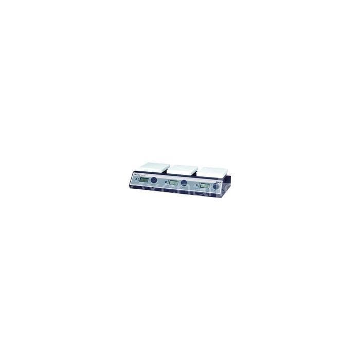 90811 Witeg Mehrfach-Magnetrührer mit Heizung SMHS-3, mi