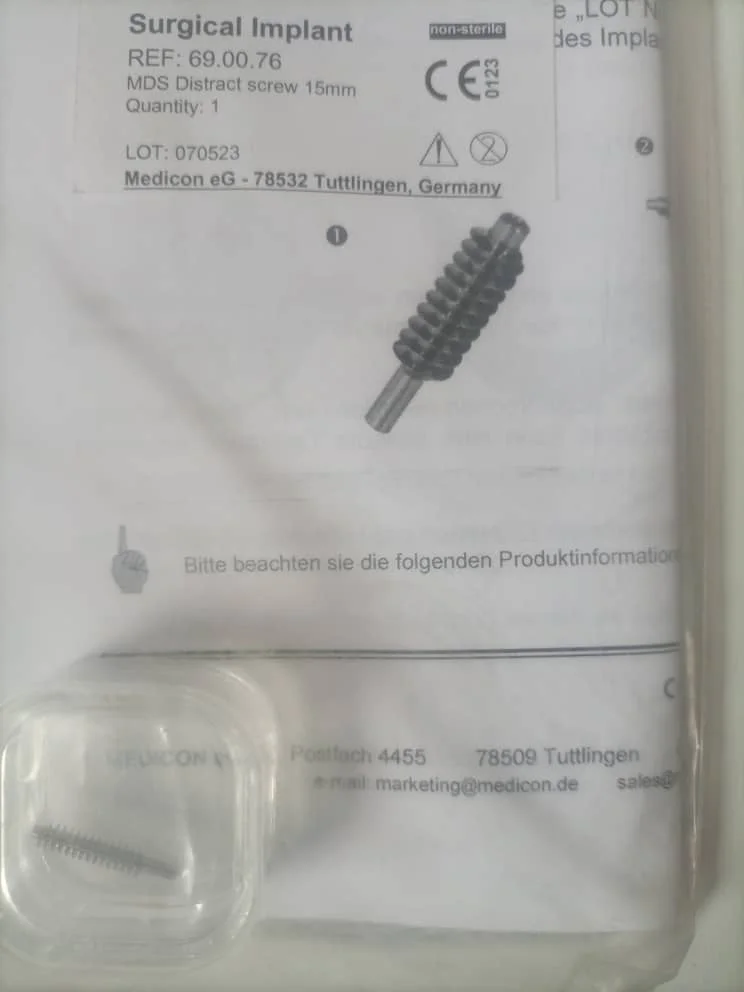 MEDICON MDS Implant and Prosthese