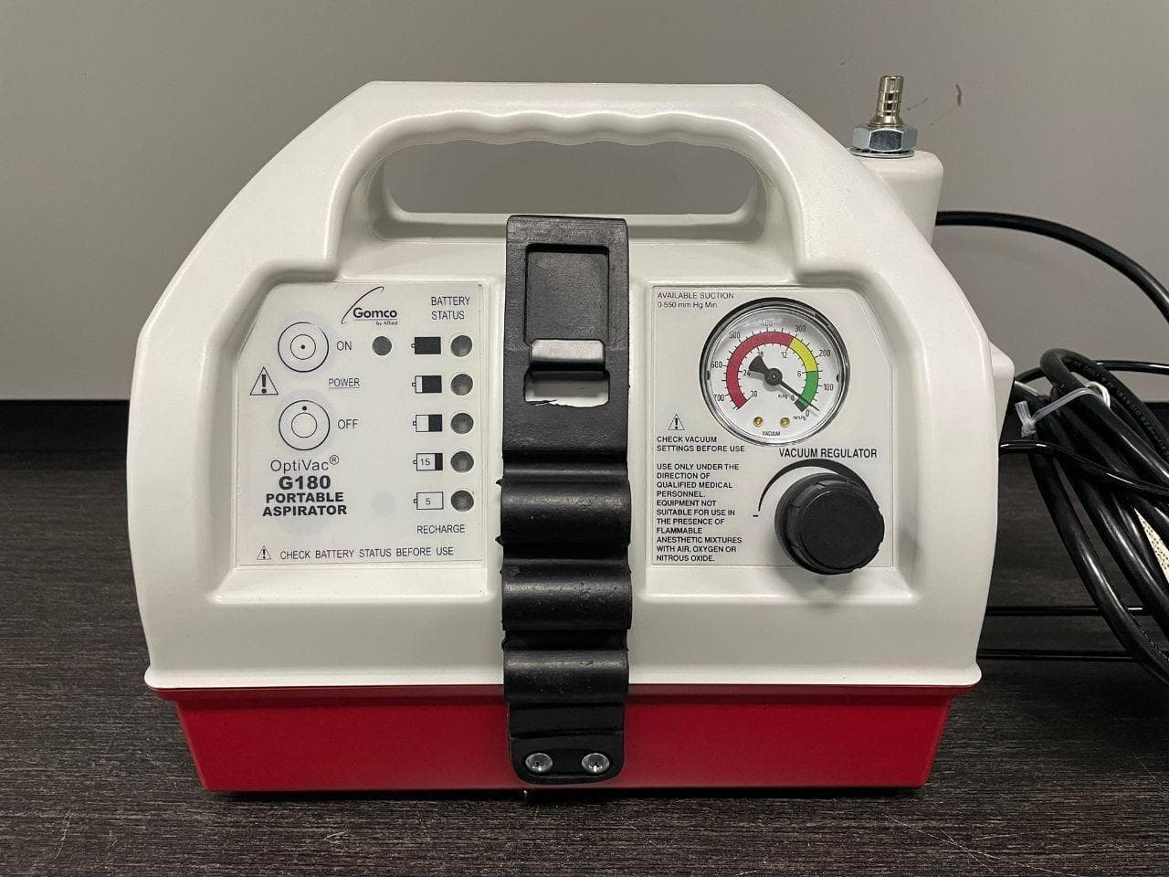 GOMCO OptiVac G180 Aspiration system