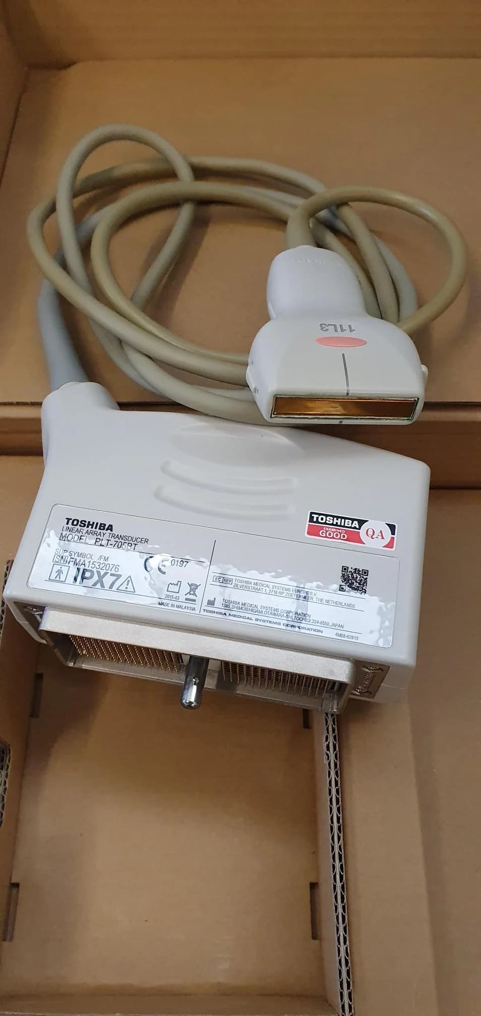 TOSHIBA PLT-705BT Linear Probe