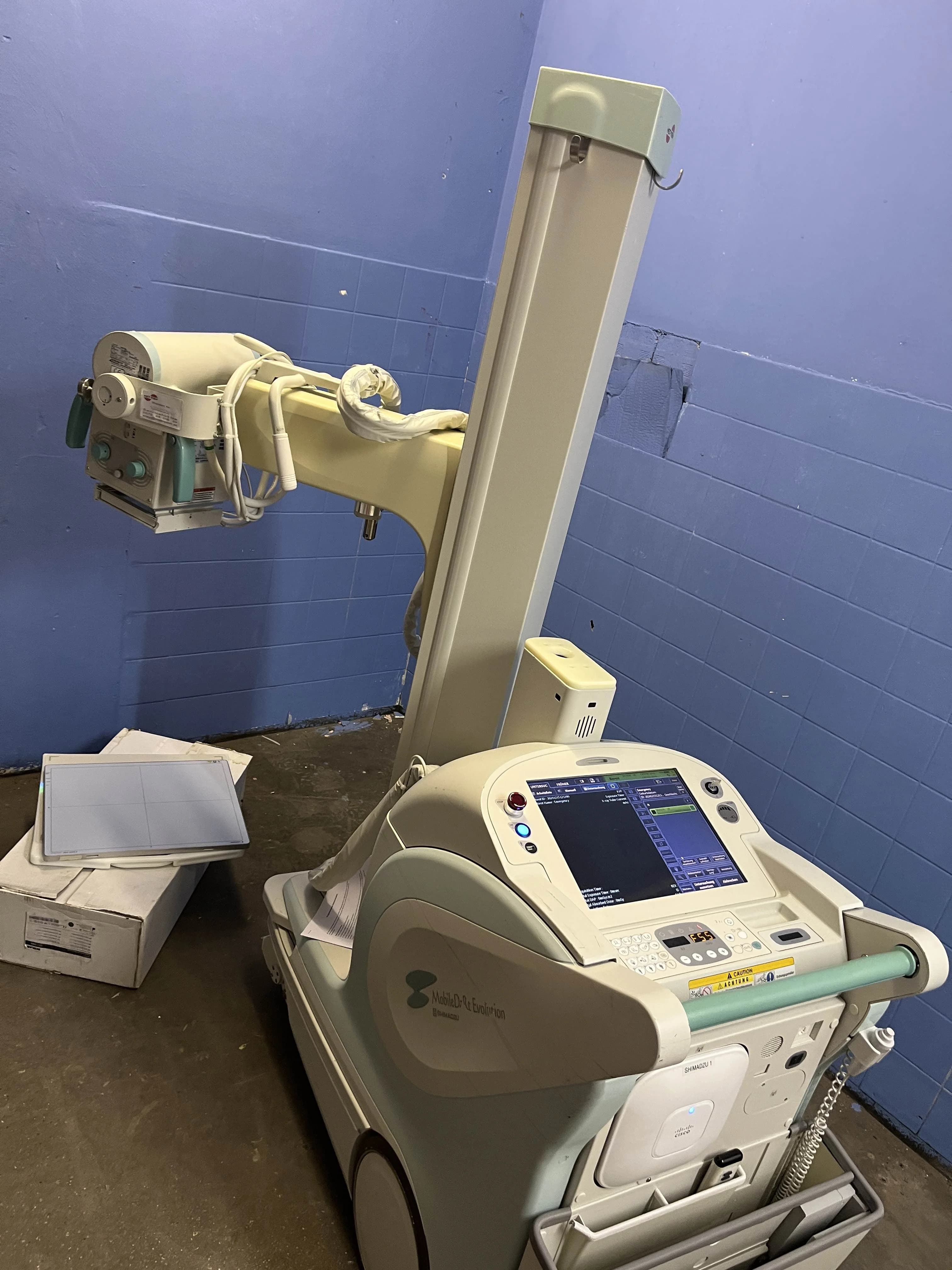 SHIMADZU MobileDart Evolution MUX-200D X-ray machine