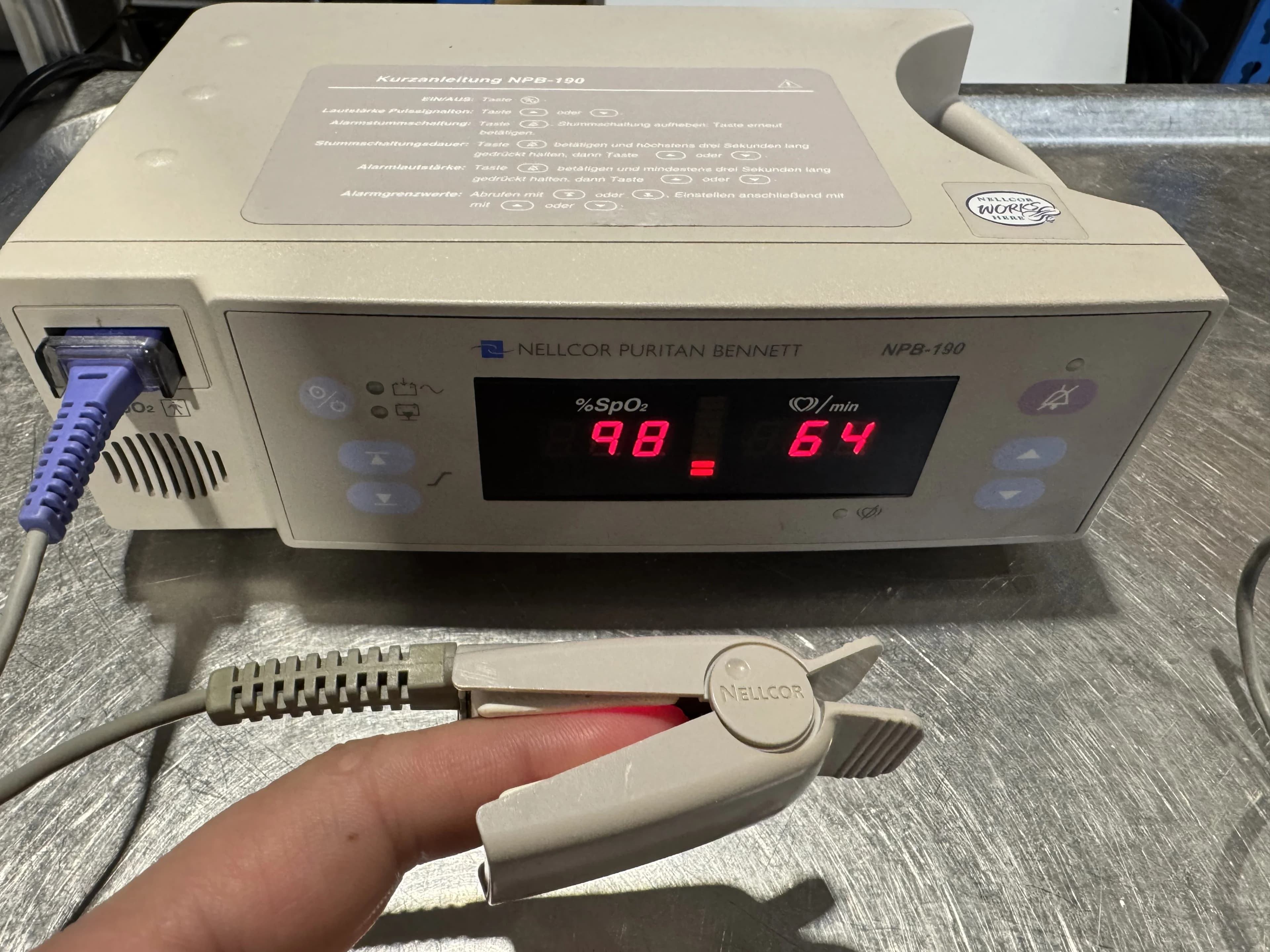 NELLCOR NPB-190 Pulse oximeter