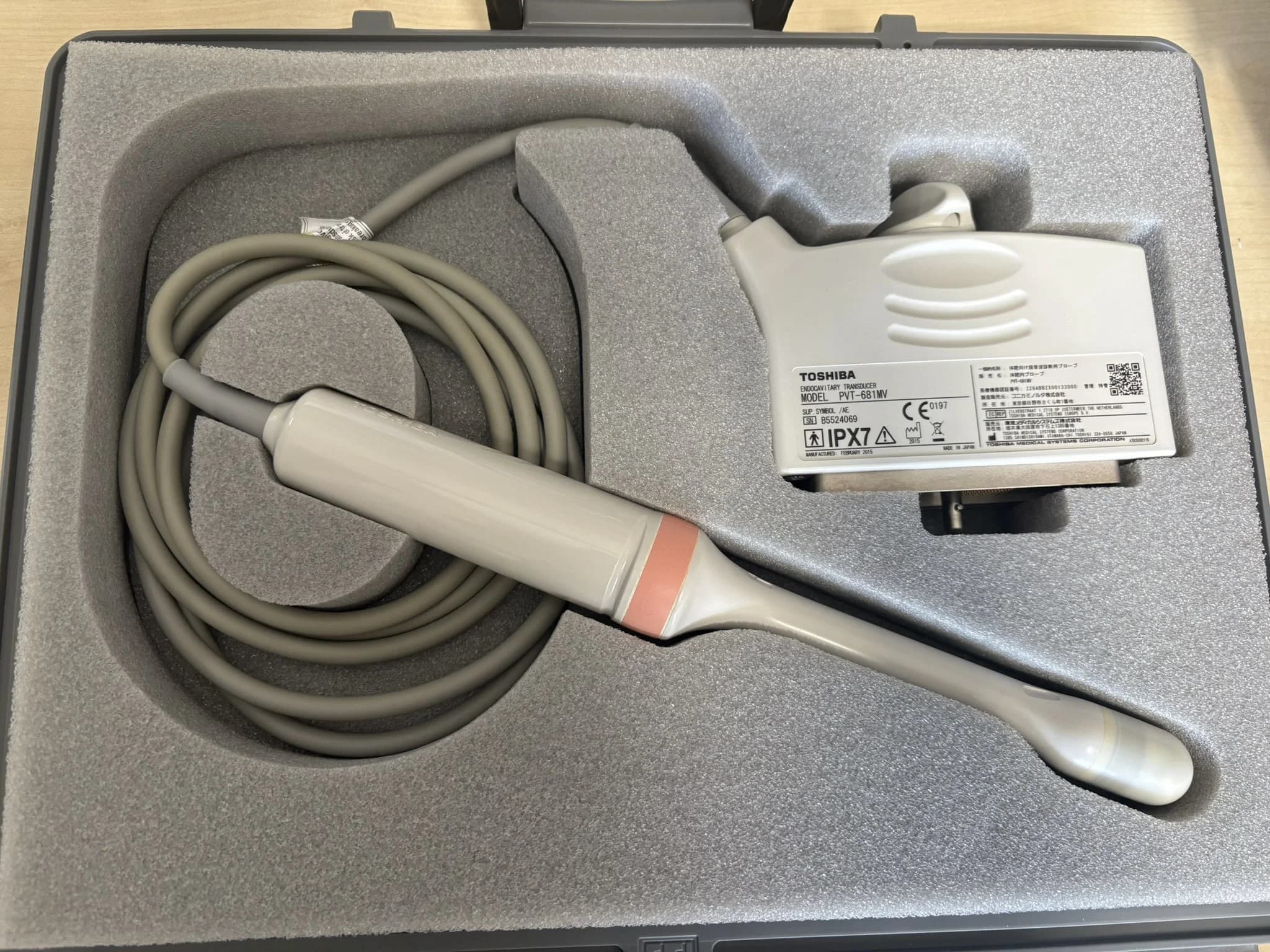 TOSHIBA PVT-681MV 4D endocavity probe