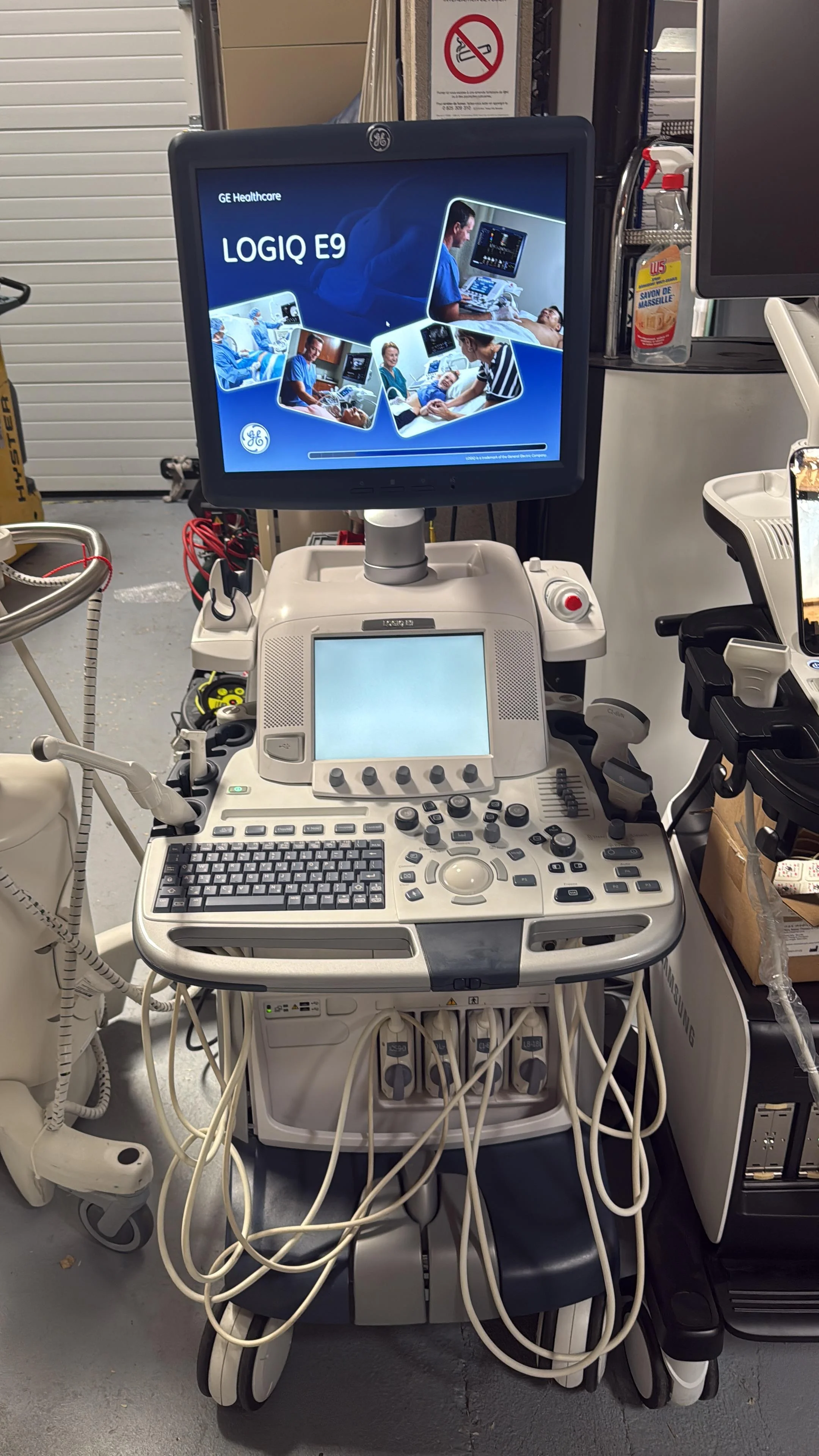 GE Logiq E9 Ultrasound Machine