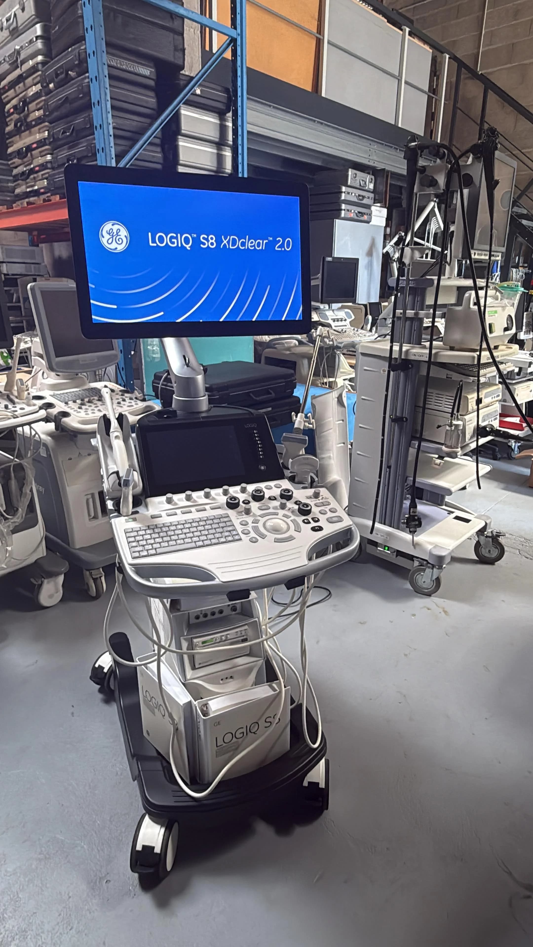 GE Logiq S8 XDclear Ultrasound Machine