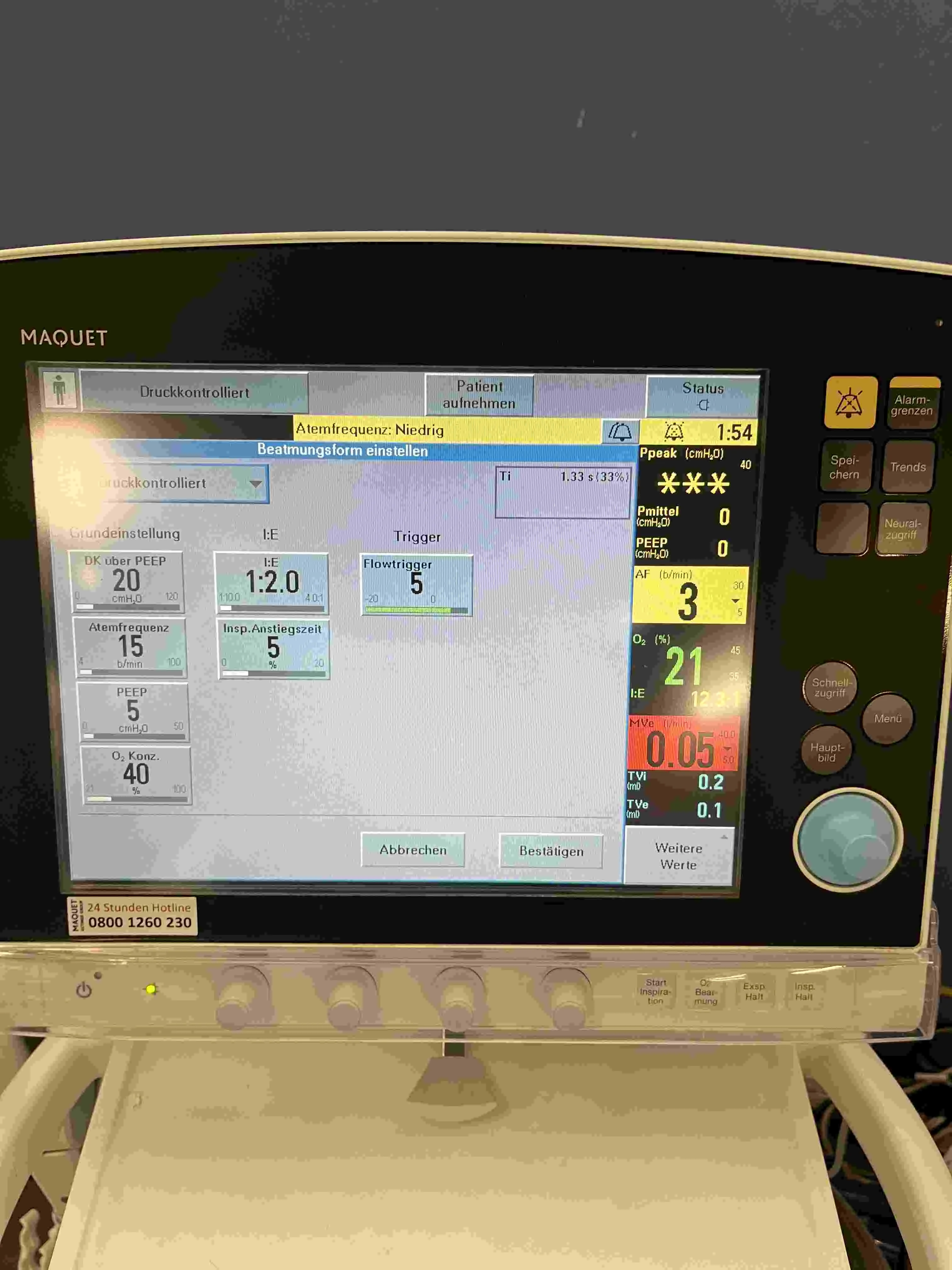 MAQUET Servo-i Anesthesia ventilator