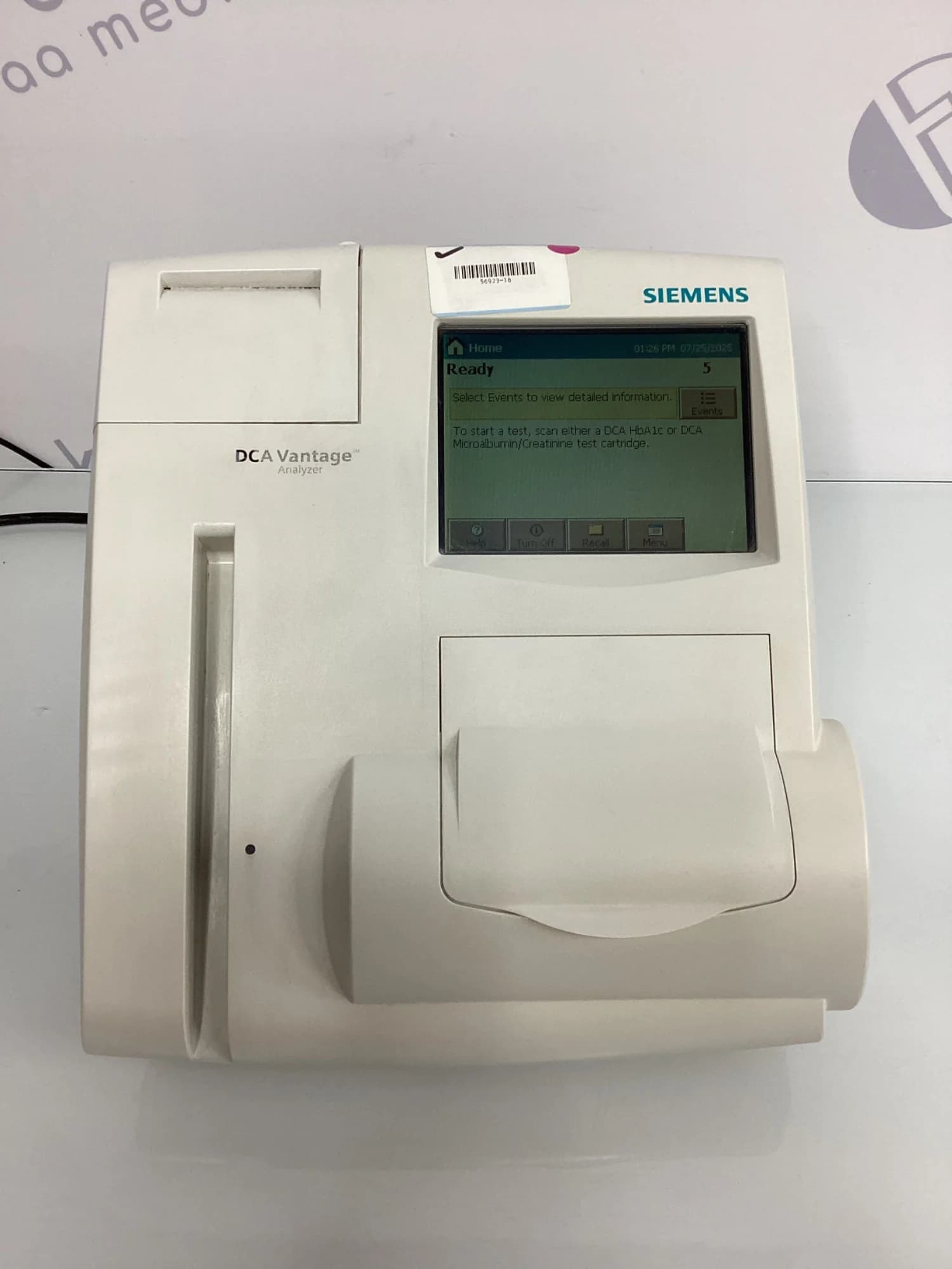 SIEMENS DCA Vantage Hemoglobin analyzer