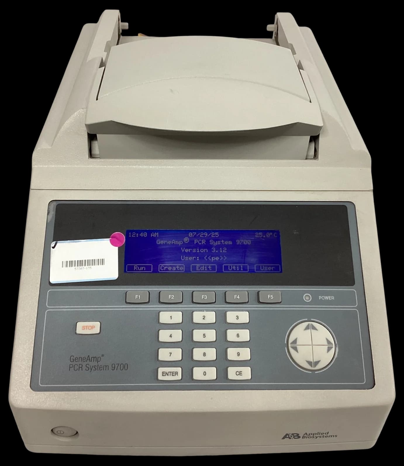 APPLIED BIOSYSTEMS GeneAmp PCR System 9700 PCR Thermal Cycler