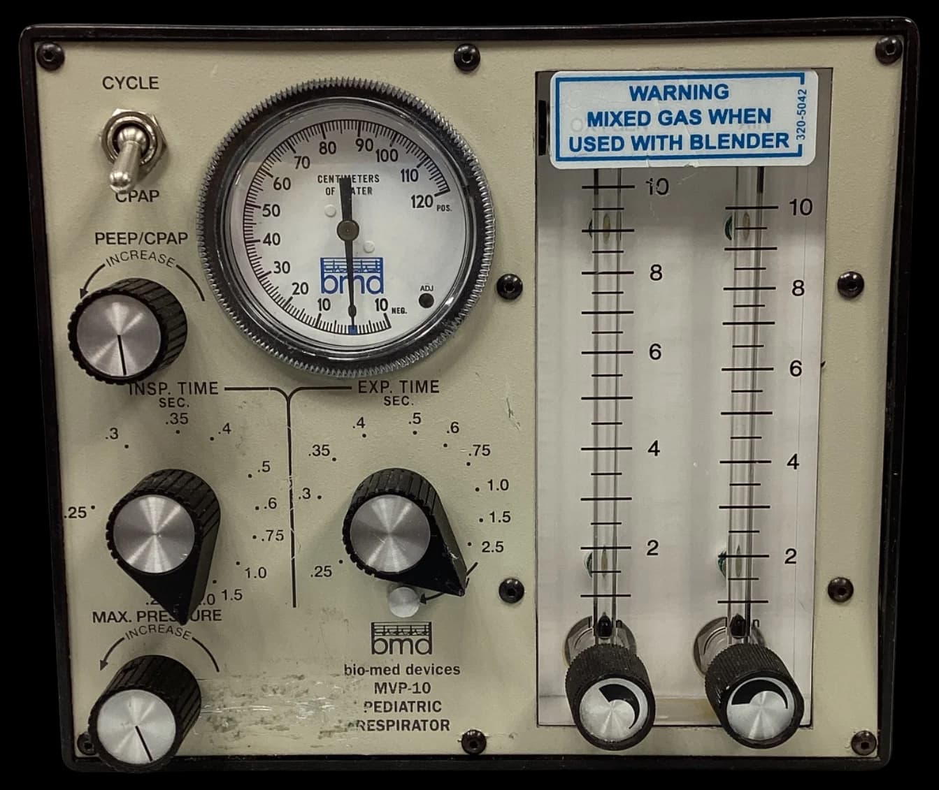 BIO-MED DEVICES MVP-10 Anesthesia ventilator