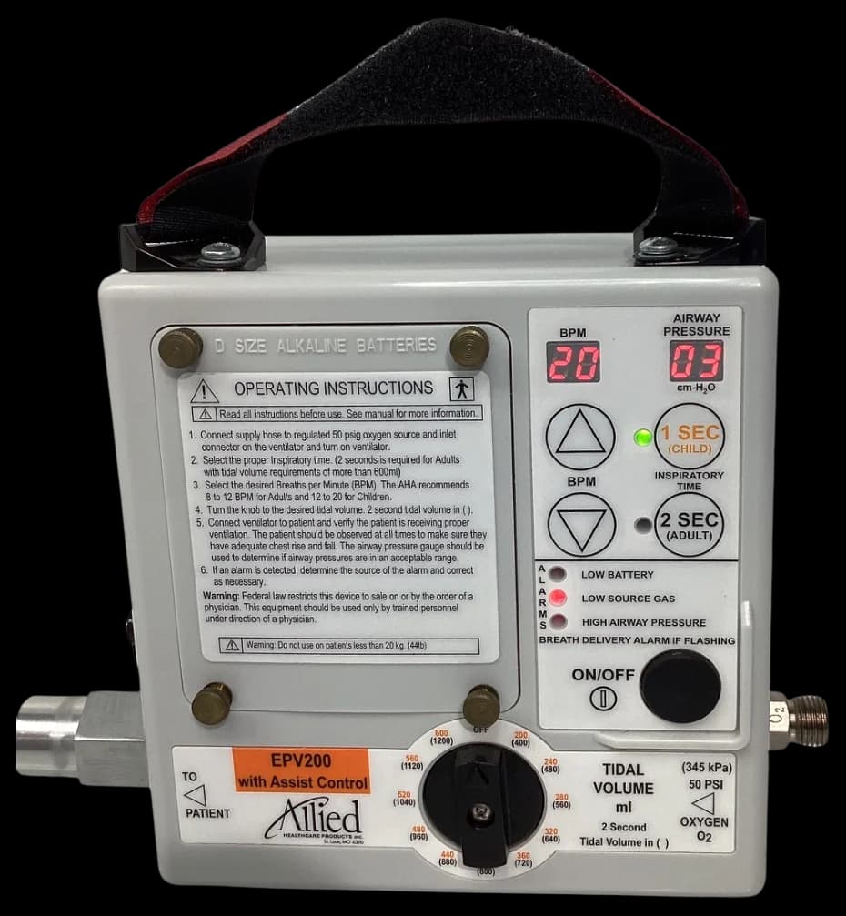ALLIED HEALTHCARE EPV200 Anesthesia ventilator