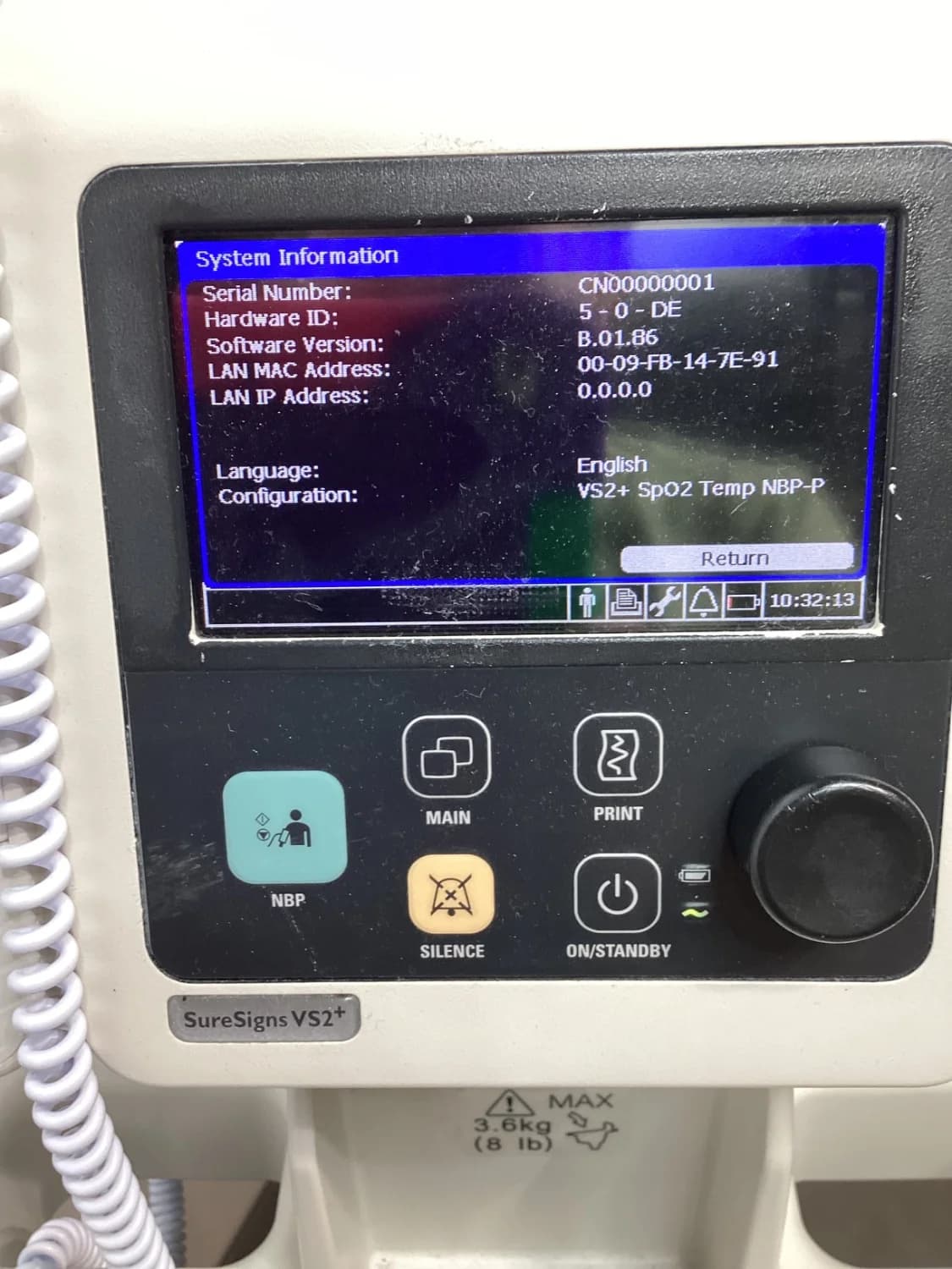 PHILIPS SureSigns VS2 plus Vital signs monitor