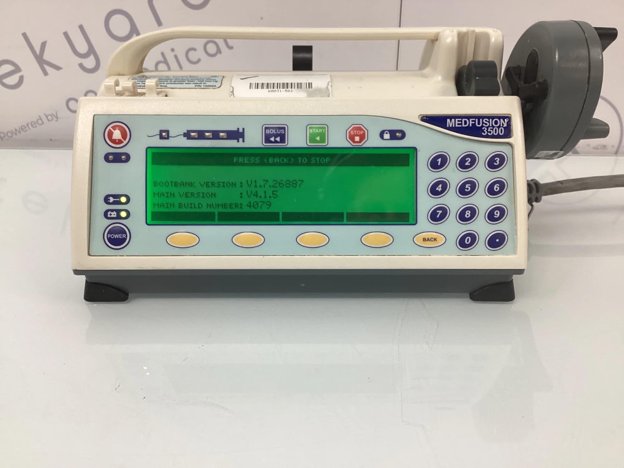 SMITHS MEDICAL Medfusion 3500 IV infusion pump