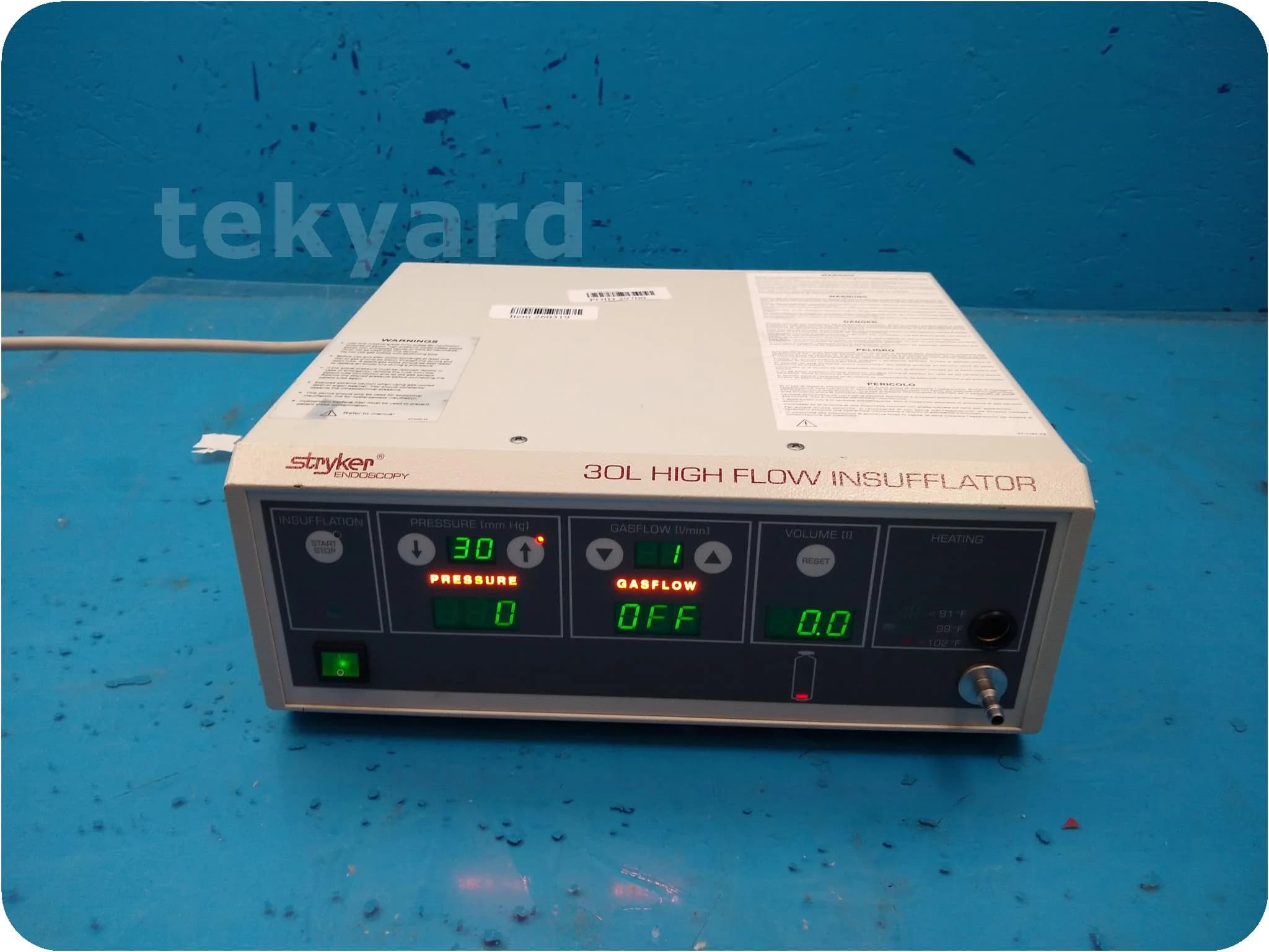 STRYKER 30L High Flow Insufflator