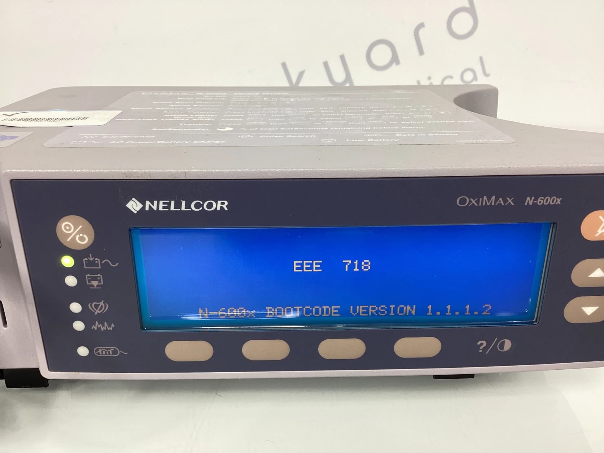 NELLCOR OxiMax N-600X Pulse oximeter