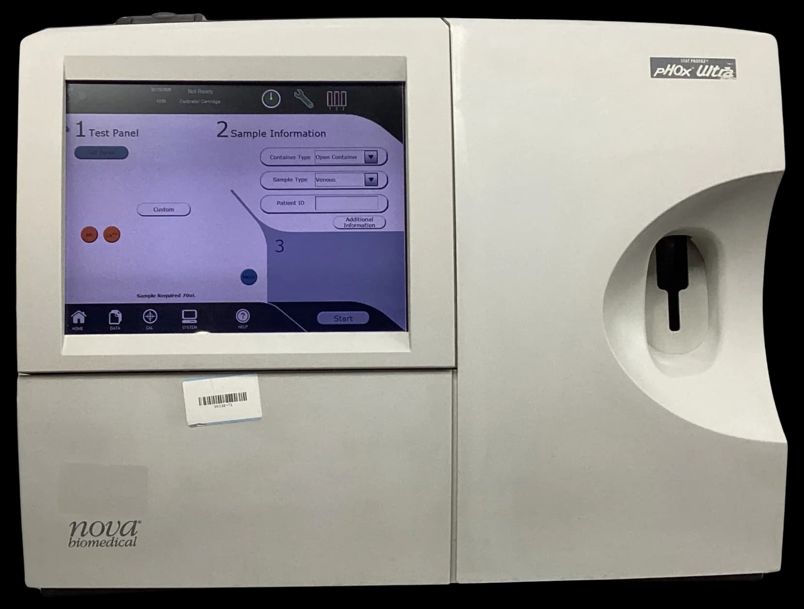 NOVA BIOMEDICAL Stat Profile pHOx Ultra Blood Gas Analyzer