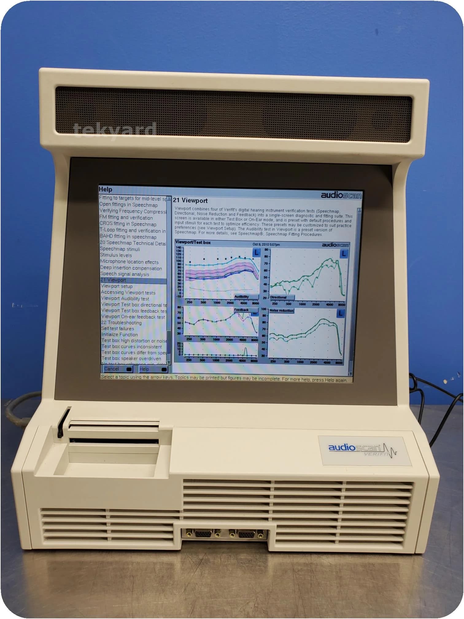 AUDIOSCAN Verifit VF-1 Audiometer