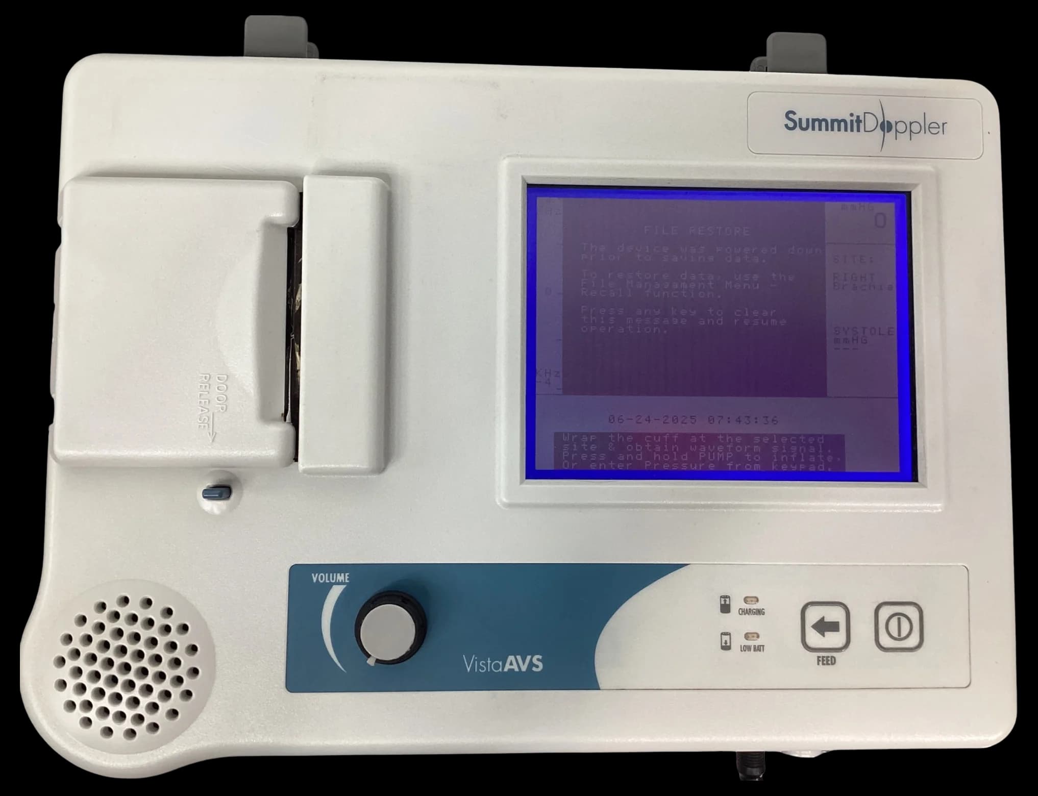 SUMMIT Vista AVS Vascular Doppler