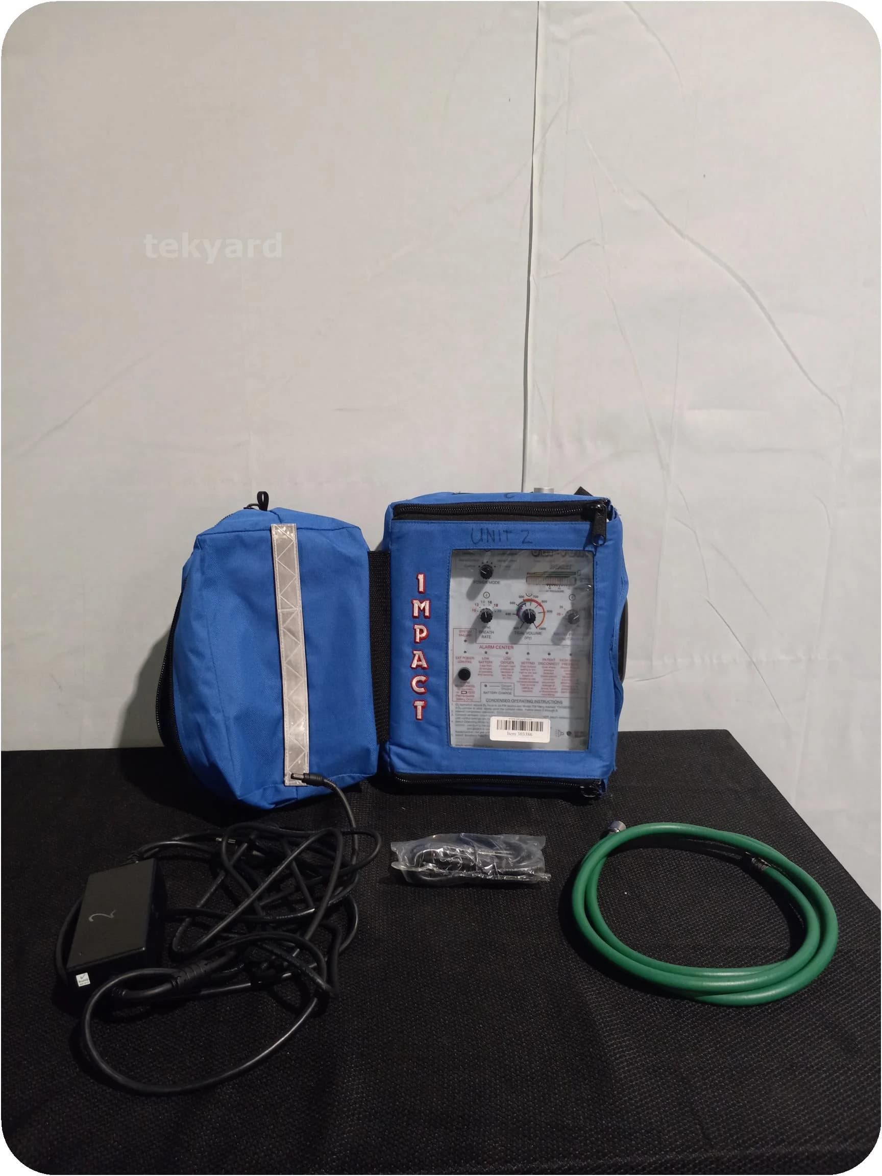 IMPACT INSTRUMENTATION Uni-Vent 73X Anesthesia ventilator