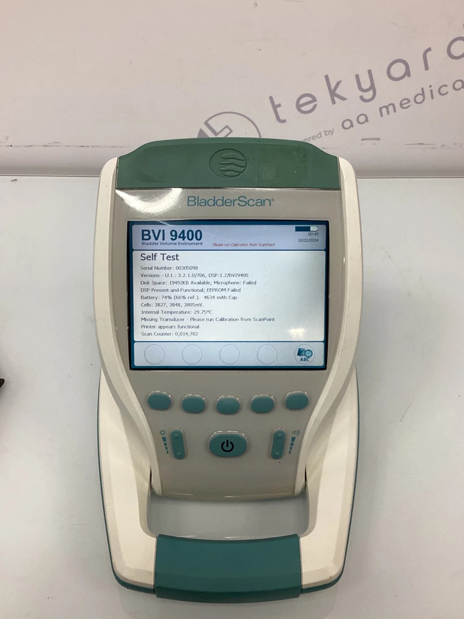 VERATHON BVI 9400 Bladder scanner