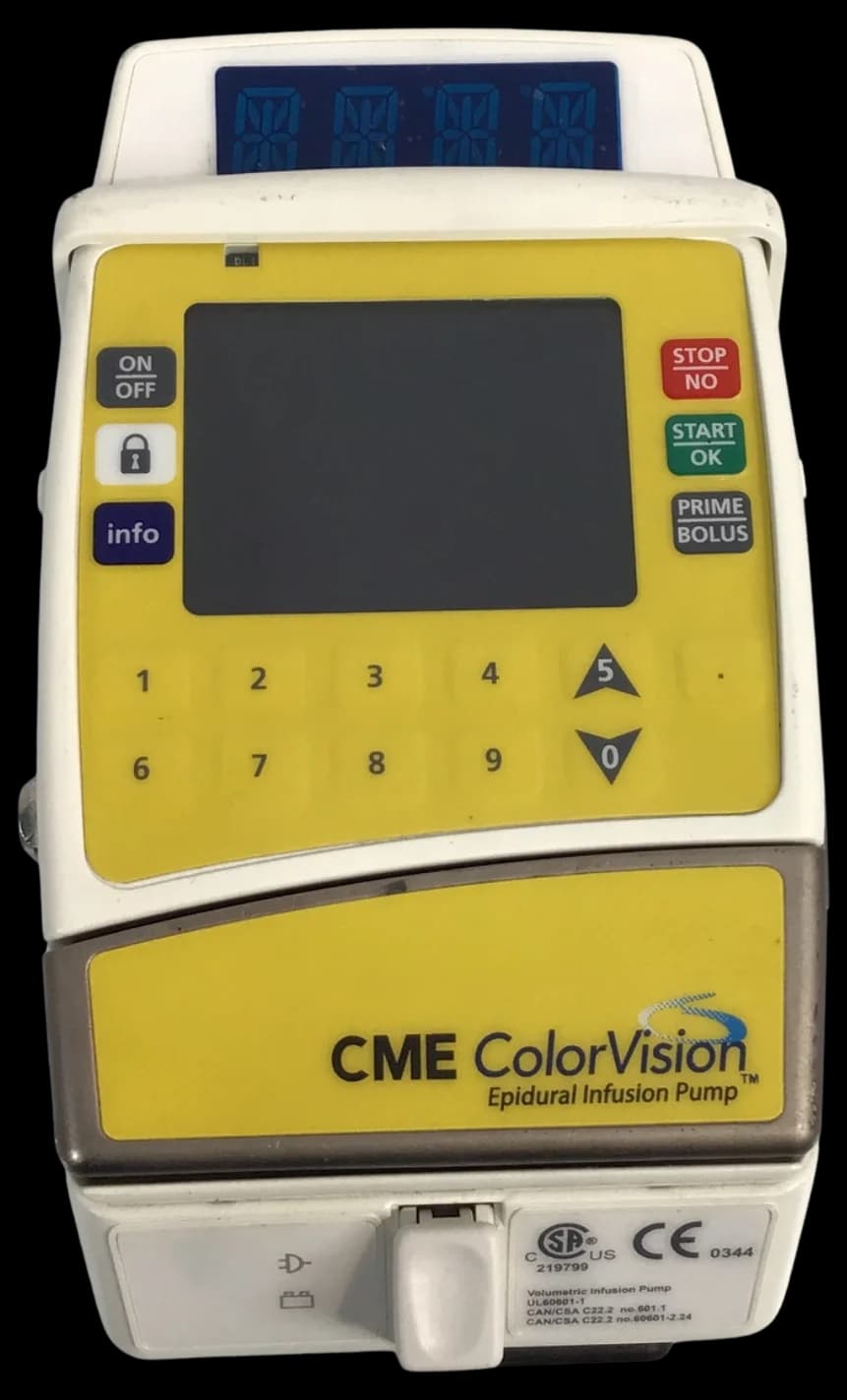 CME ColorVision Epidural infusion pump