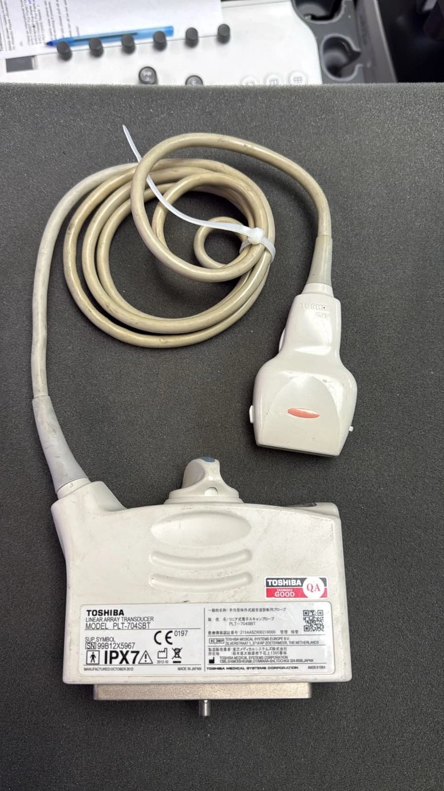 TOSHIBA PLT-704SBT Linear Probe