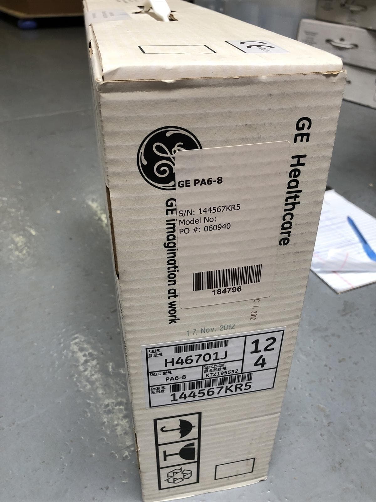 GE PA6-8 Cardiac Probe