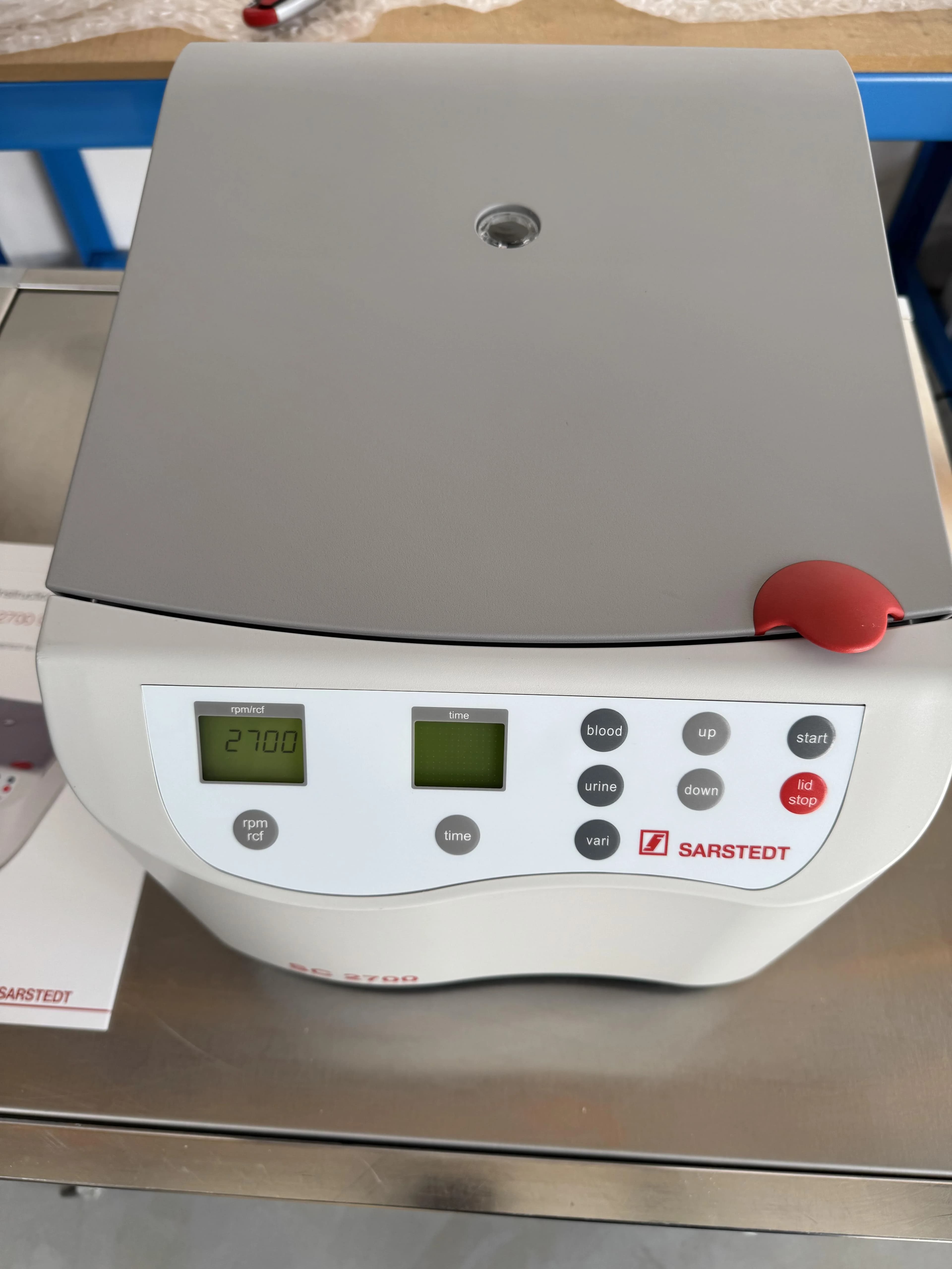 SARSTEDT SC 2700 Laboratory centrifuge