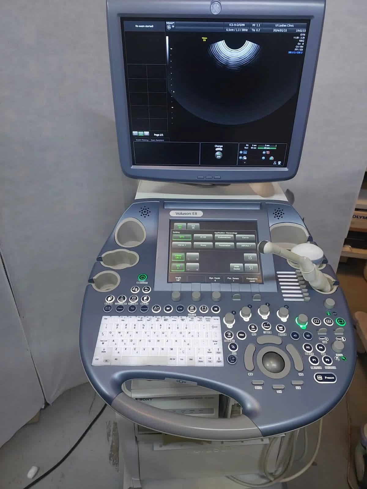 GE Voluson E8 Ultrasound Machine