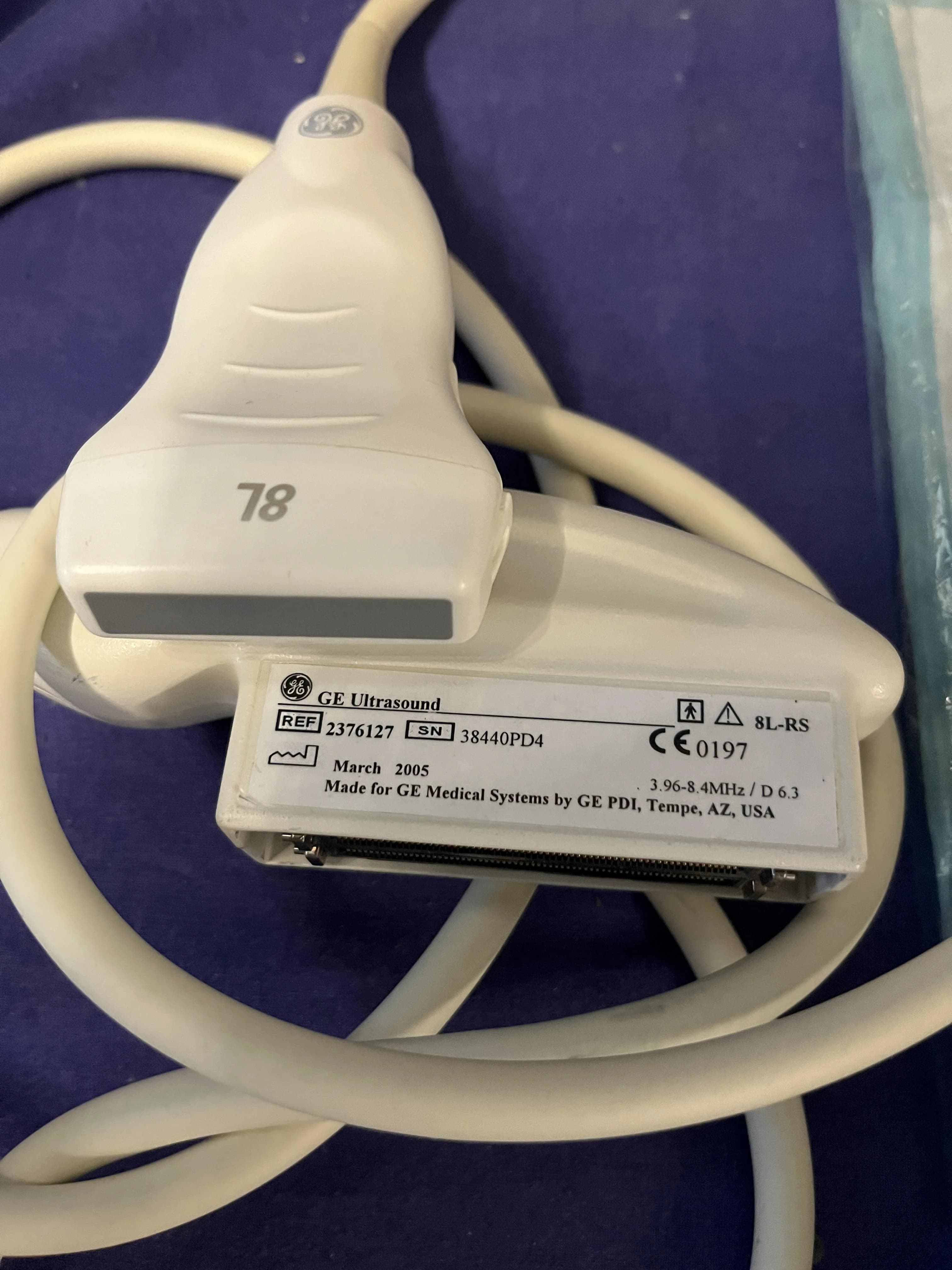 GE 8L Linear Probe