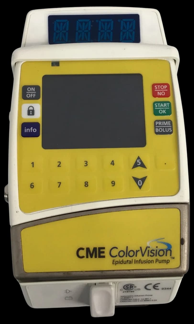 CME ColorVision Epidural infusion pump