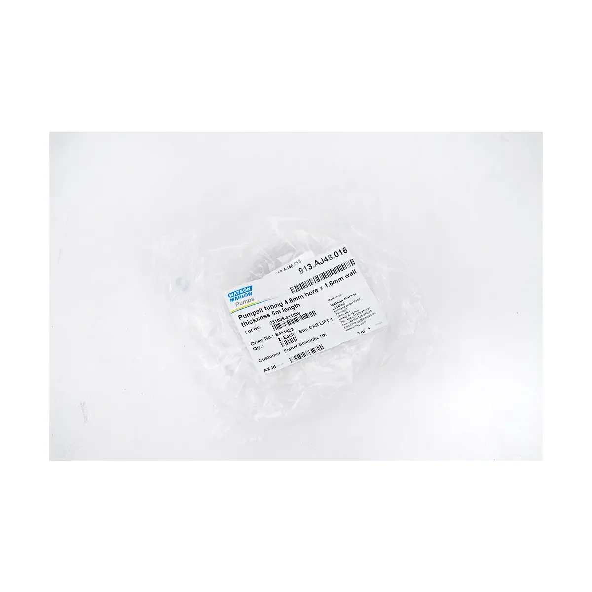 WATSON MARLOW 913.AJ48.016 Laboratory supplies