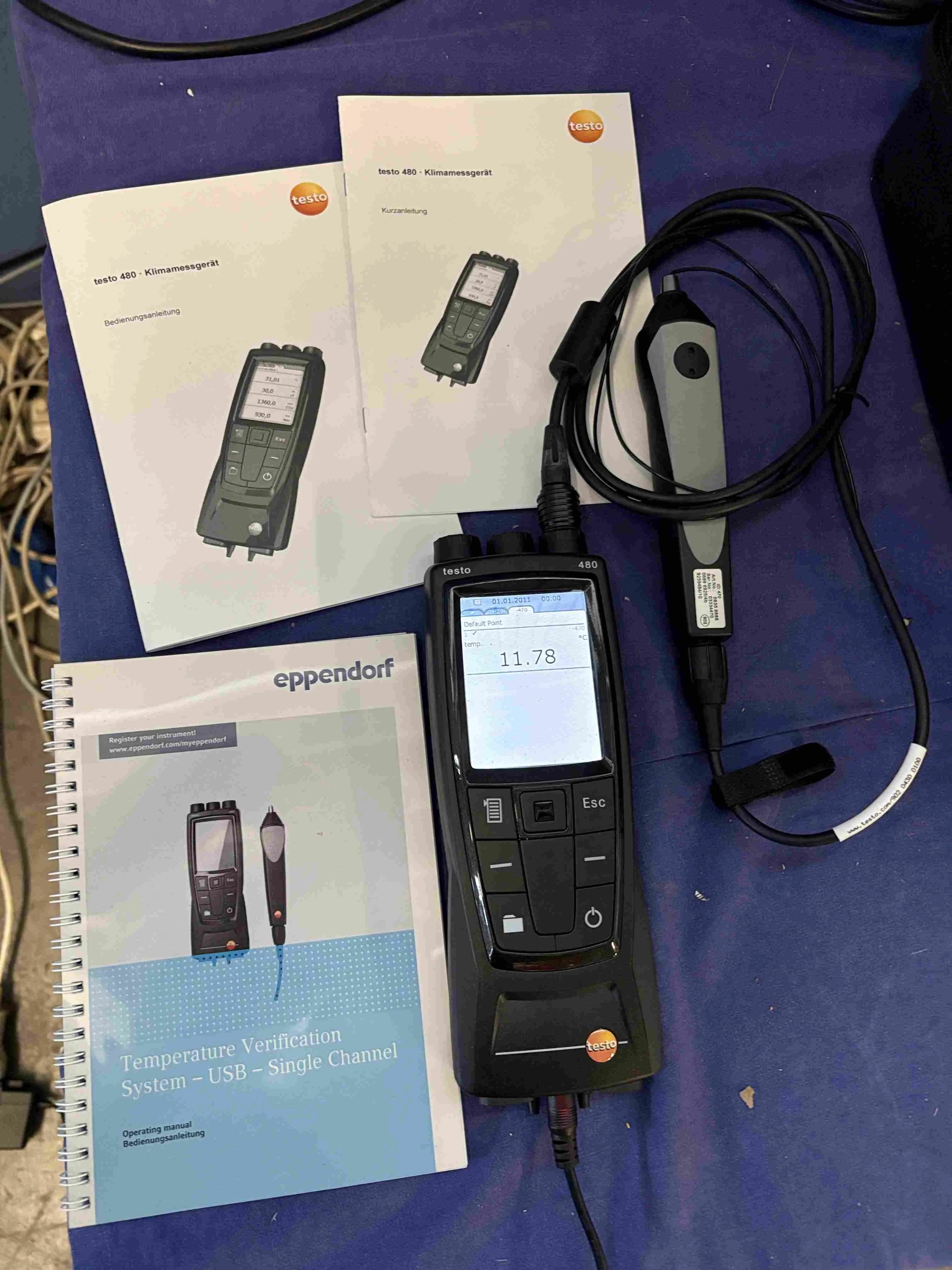 TESTO 480 Temperature Monitoring