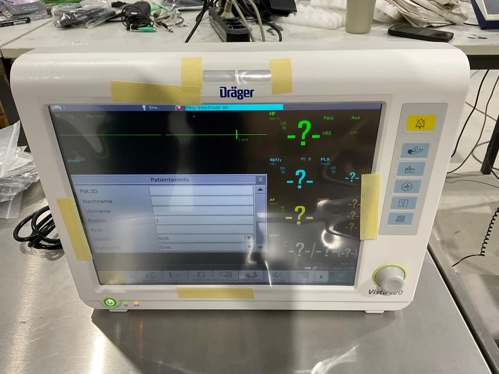 DRAGER Vista 120 Patient monitor