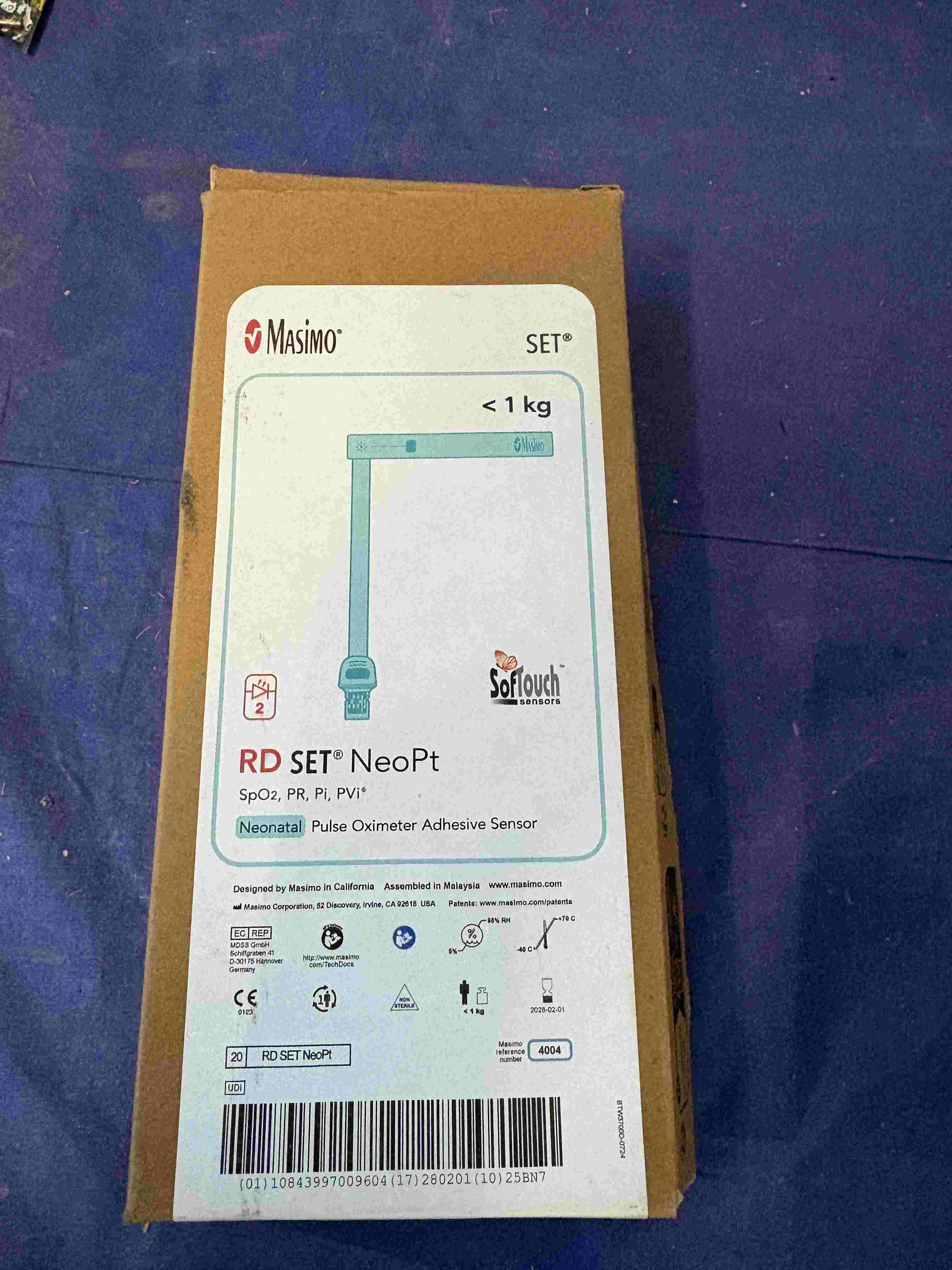 MASIMO RD SET NeoPt Pulse Oximeter Probe