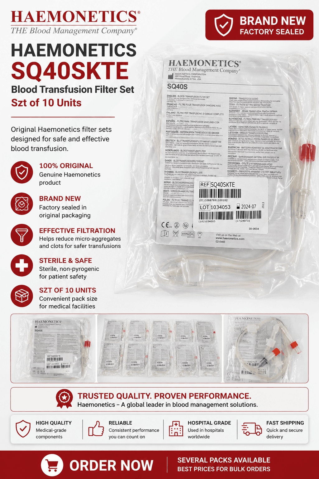 HAEMONETICS SQ40SKTE Surgical supplies
