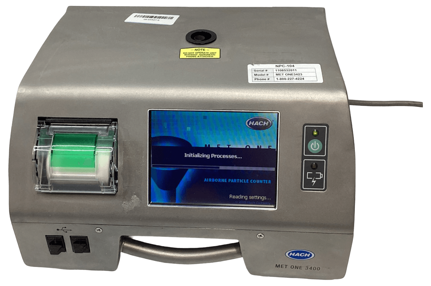 BECKMAN COULTER MET ONE 3400 Particle size analyzer